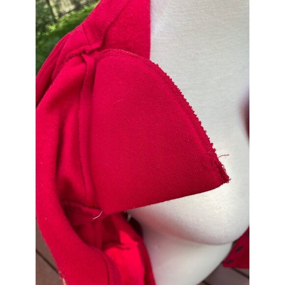 Karen Scott II Red Christmas Cardigan Sweater W/ Nutcracker & Tree Embroidery 3/ - Picture 8 of 8